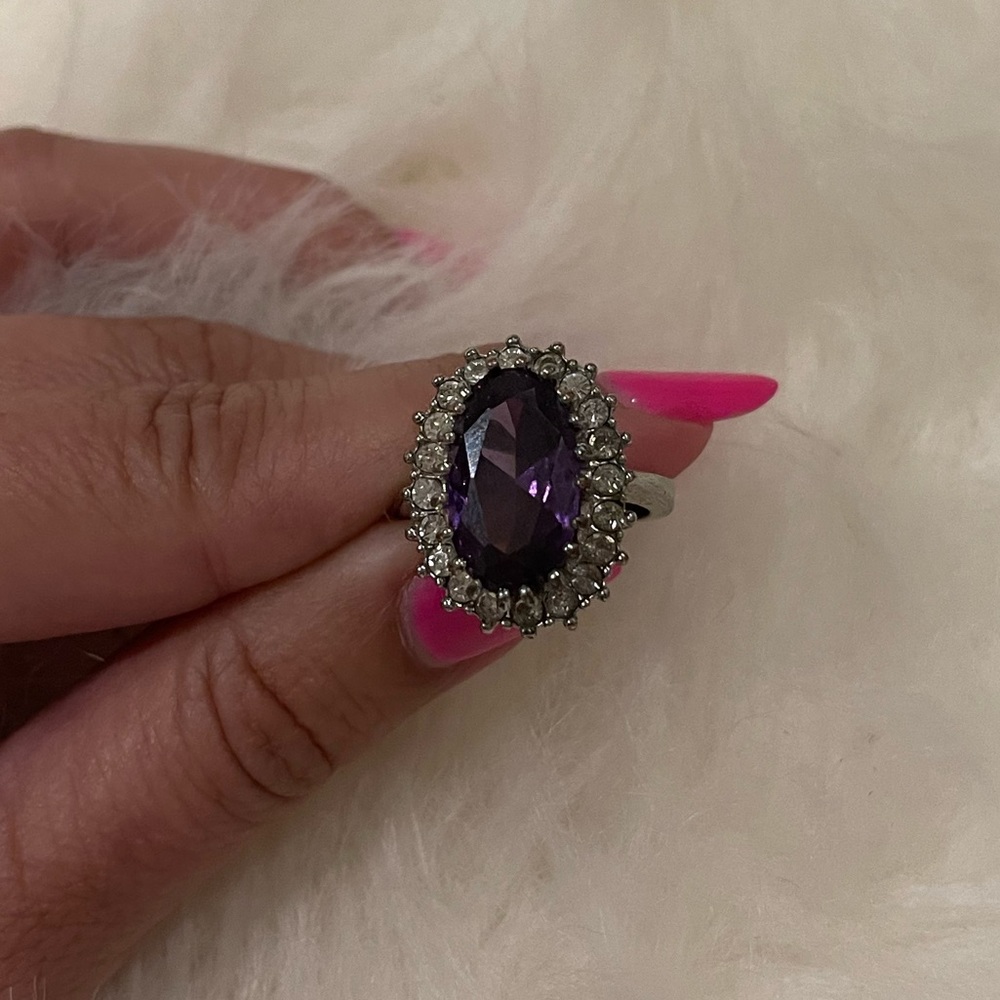 Vintage Princess Kate Cocktail Ring Sz 8